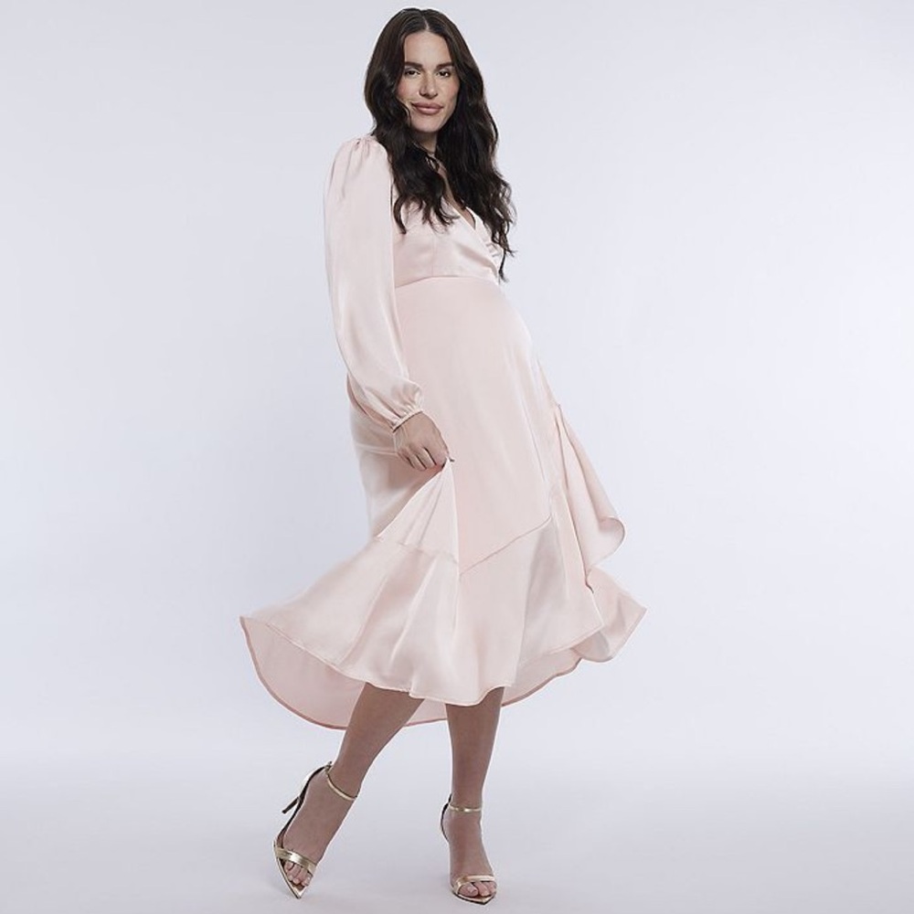 Motherhood Blush Midi Dress